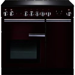 Rangemaster Professional+ 90cm  Electric 91740 Range Cooker in Cranberry with Induction Hob